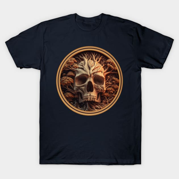 skull and the tree of life T-Shirt by SharpGraphix